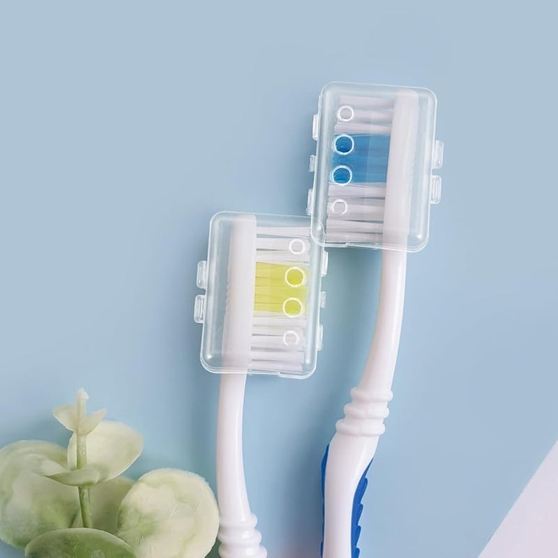 20Pcs Travel Toothbrush Covers Straw Fiber Material Portable Hygiene Storage Case - Image 4